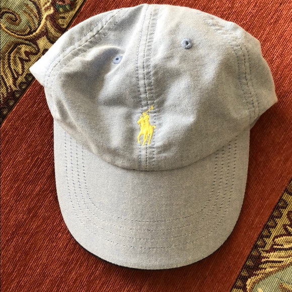 polo hat light blue